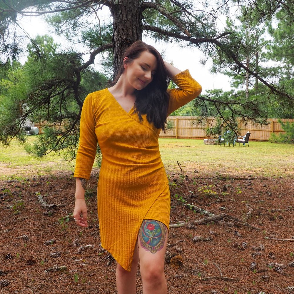 Mustard Dress